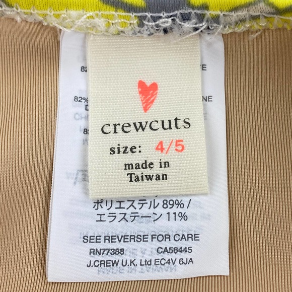 Crewcuts by J. Crew Girls Floral One Piece Swimsuit Size 4/5 - Picture 7 of 8
